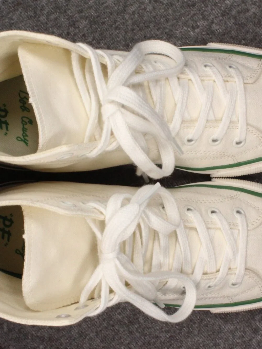 PF Flyers Bob Cousy All American Hi Top Sneaker White Mens Size 8 Womens 9.5